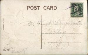 Easter Fantasy Wild Chicks Hatch From Eggs - Donadini Jr. c1910 Postcard