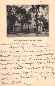 Williamstown Massachusetts College Lasell Gym Antique Postcard K71240