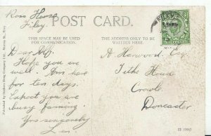 Family History Postcard - Harwood - Tithe House, Crowle - Doncaster - Ref 1806A