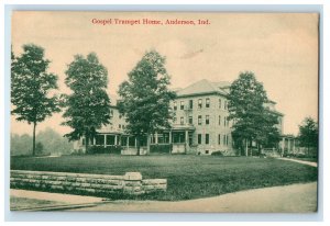 c1940s Gospel Trumpet Home, Anderson Indiana IN Unposted Antique Postcard