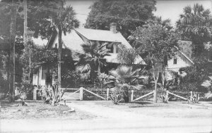 Daytona Beach Florida Residence Bungalow Cottage Real Photo Postcard AA74626