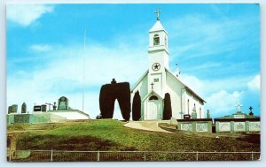 JACKSON, CA California ~ ST. SAVA'S SERBIAN ORTHODOX CHURCH c1950s Postcard