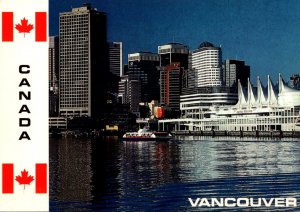 Canada Vancouver The Seabus Cruises Past The Vancouver Trade and Convention C...