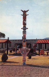 Home On The Range Motel BOWIE, ARIZONA Hopi Kachina Roadside 1950s Postcard