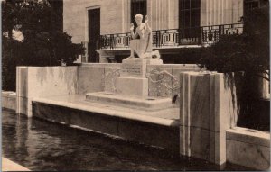 Washington D C The Folger Shakespearean Library Fountain