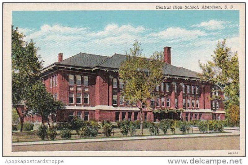 South Dakota Aberdeen Central High School Curteich