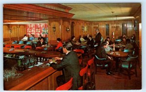 CHICAGO, IL ~ Drake Hotel COQ d'OR COCKTAIL LOUNGE c1960s Roadside Postcard