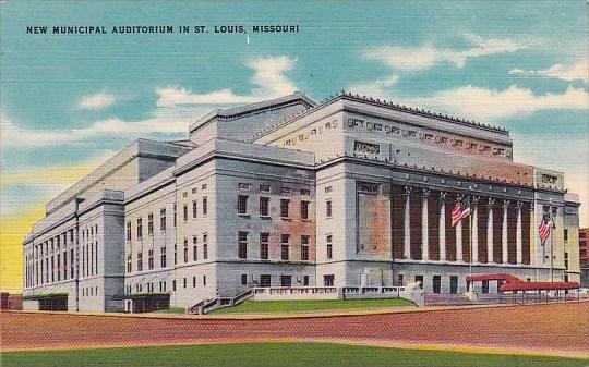 New Municipal Auditorium In Saint Louis Missouri