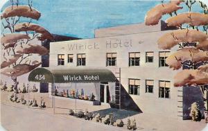 Griffith Advertising 1951 Wirick Hotel St Petersburg Florida roadside 9960