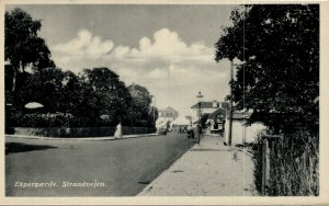 Denmark Espergaerde Strandvejen Espergærde Vintage Postcard 08.72
