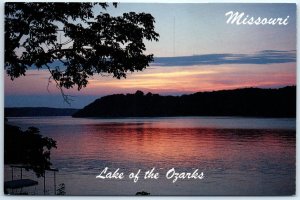 Postcard - Sunset on The Lake of the Ozarks - Missouri