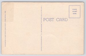 Cedar Rapids Iowa~Penick & Ford LTD Aerial View~Bridges~Linen Postcard