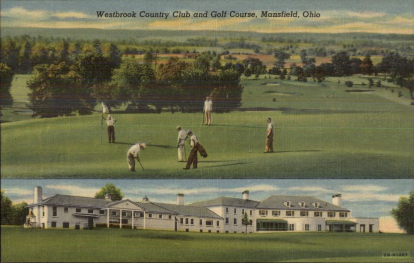Mansfield OH Westbrook Country Club & Golf Course Linen Postcard | United  States - Ohio - Other, Postcard / HipPostcard