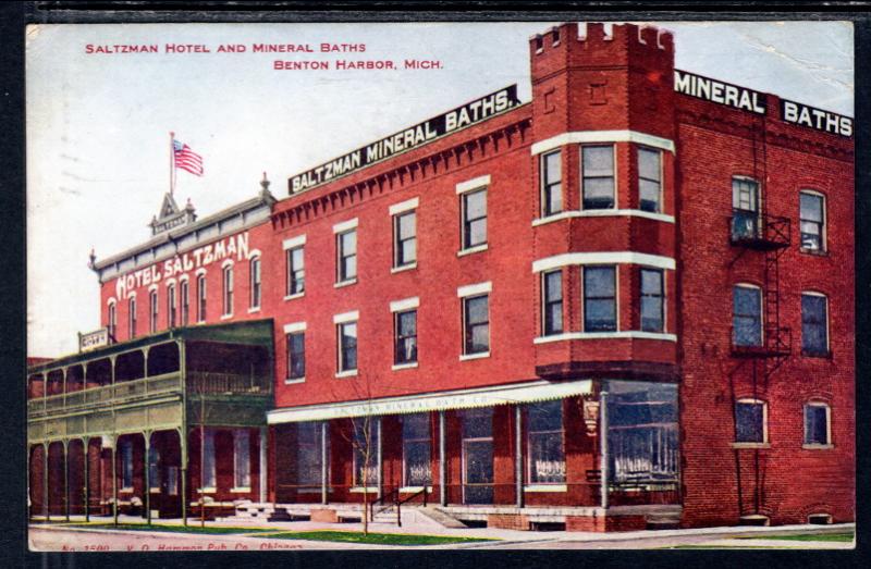 Salzman Hotel andMineral aths,Benton Harbor,MI