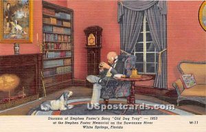 Diorama of Stephen Foster's Song Old Dog Tray - White Springs, Florida FL  