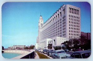 Columbus Ohio OH Postcard Sweep Riverside Drive State Building Department c1960