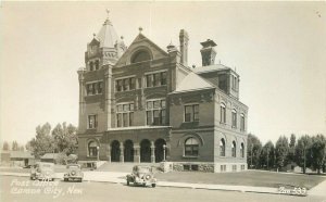 Automobiles Post Office Carson City Nevada Zan #533 RPPC Photo Postcard 21-344