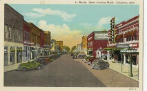 COLUMBUS , Mississippi , 1930-40s ; Market Street Looking North