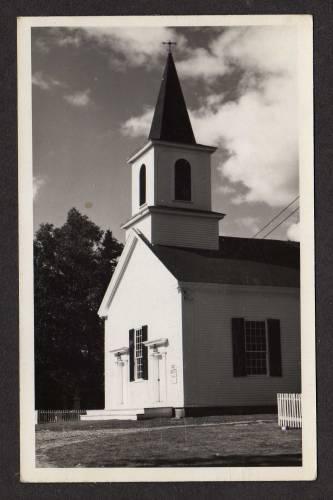 ME Free Baptist Church ISLESBORO MAINE RPPC Real Photo