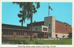 USA Plant City Senior High School Plant City Florida Chrome Postcard 03.47