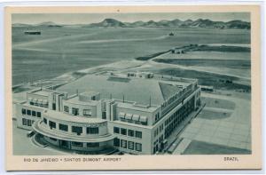 Santos Dumont Airport Rio de Janeiro Brazil postcard