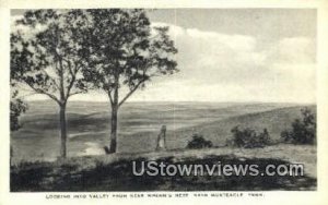 Into The Valley From Warrens Gap - Monteagle, Tennessee