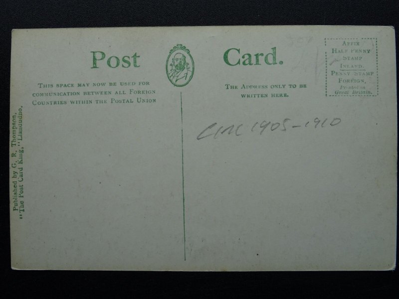 Wales LLANDUDNO Telegraph Station c1907 RP Postcard by G.R. Thompson