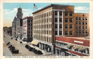 Davidson Building, Trimble Block Post Office, City Hall Sioux City, Iowa  