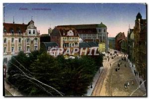 Old Postcard Essen Limbecherplatz