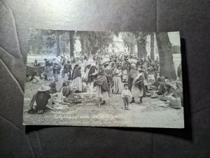 Mint Mexico PPC Postcard Mexican Natives Village Plaza Market