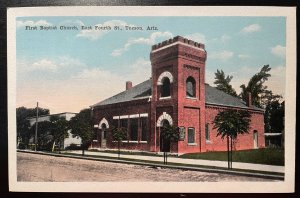 Vintage Postcard 1915-1930 First Baptist Church, Tucson, Arizona (AZ)
