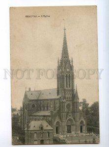 235584 FRANCE Beauval L'Eglise church Vintage postcard