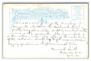 Cotton and Lumber Mills Marysville New Brunswick Canada UNP UDB Postrcard P28