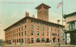 Colorado Pueblo Grand Opera House #996 Edward Mitchell Postcard 22-5324
