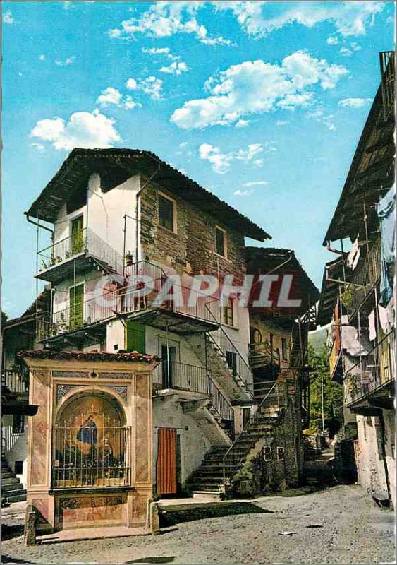 Postcard Modern Baveno (Lake Maggiore) The Casa Vecchia Morandi Monumento Naz...