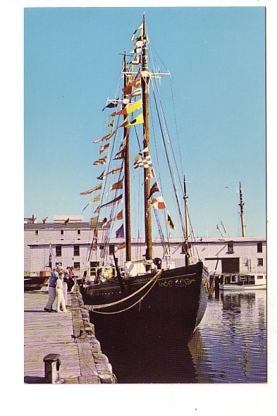 Flags, Theresa Connors Schonner Fisheries Museum, Lunenburg, Nova Scotia