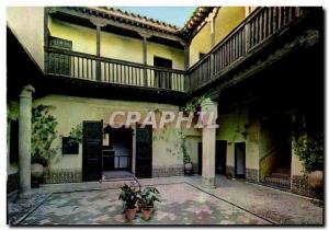 Postcard Modern Toledo Casa de El Greco patio