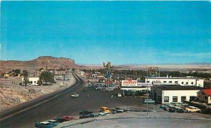 Automobiles Chevron Gas Station Wendover Utah Nevada Postcard 12329