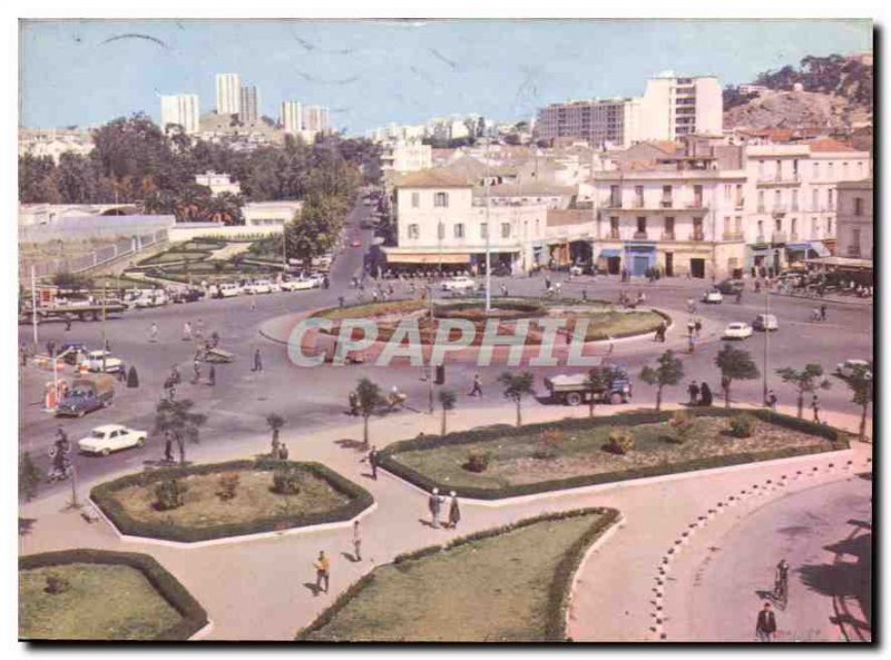 Postcard Modern Colors and lights of Algeria Annaba Roundabout Ancene Ennouri