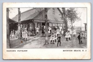 J95/ Boynton Beach New Jersey Postcard c1910 Dancing Pavilion  515