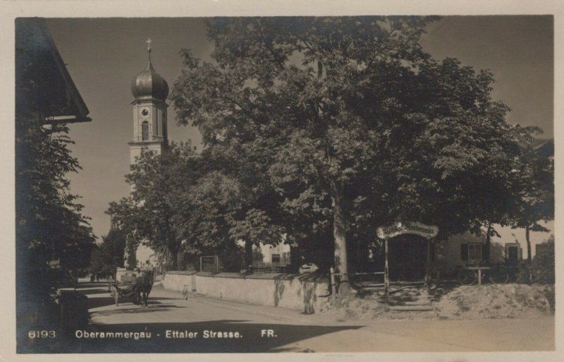 Germany Postcard - Oberammergau - Ettaler Strasse  T10222