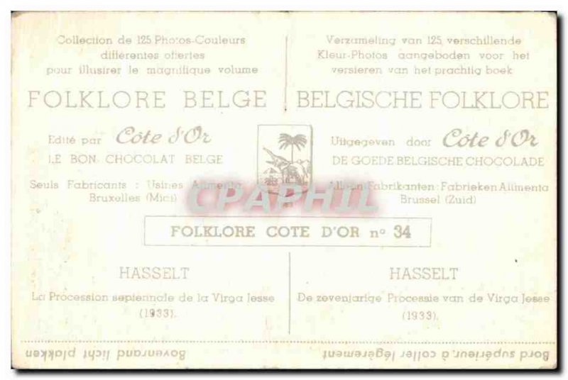 Image Folklore Belge Collection Cote d & # 39or Hasselt The setennale process...