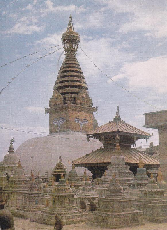 Postal 61537 : Swyoyambhu the biggest Stupa in the World Nepal