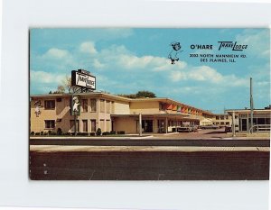 Postcard O'Hare TraveLodge, Des Plaines, Illinois