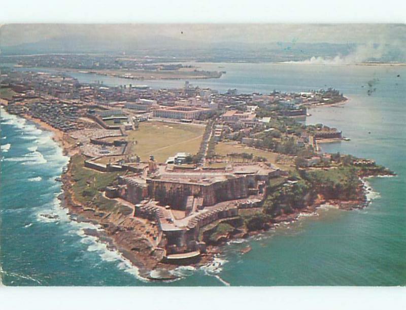 Pre-1980 AERIAL VIEW OF TOWN San Juan Puerto Rico PR n3214