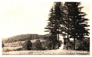 UNIONTOWN PA-Pennsylvania, Gen. Braddock's Grave & Monument, RPPC Old Postcard