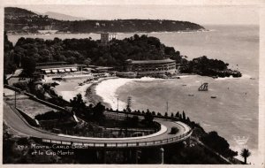 Monte-Carlo Beach et Le Cap Martin  France Postcard