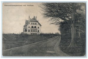 1910 View of The Recreation Home at Vedbaek Denmark Posted Antique Postcard