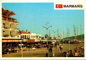 Turkey Marmaris Shops Along Waterfront 1982