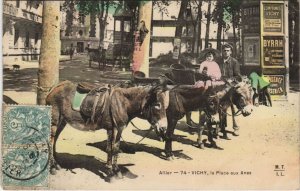 CPA vichy la place aux anes (1221341) 